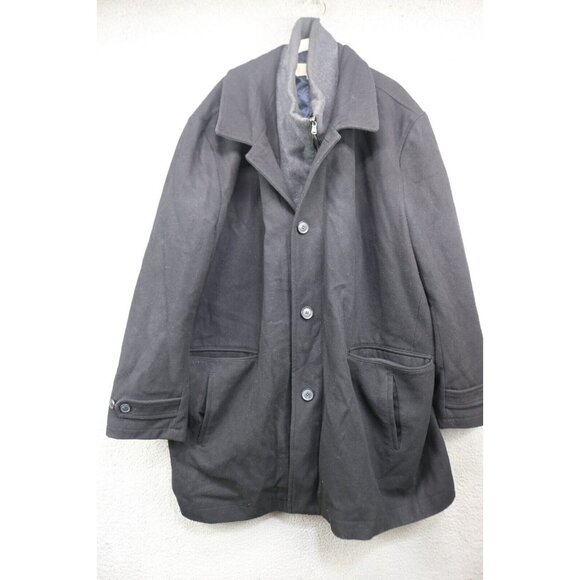 Michael Kors Full Zip w/Buttons Wool Blend Mid Length Coat-3X-Lined - Picture 1 of 16